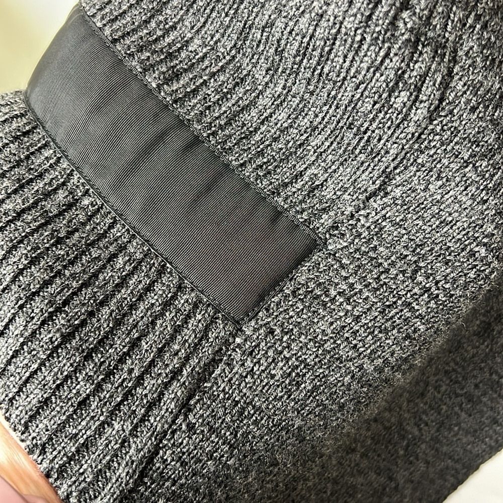 ATHLETA Sentinel Knit Sweater Coat Charcoal Gray Thermolite NWT - Picture 9 of 15